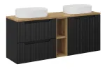 140 cm m&ouml;&ouml;blikomplekt koos lauaplaadiga ja kahe lauaplaadile paigaldatava valamuga &bdquo;Beyond set-nob b oak 140 cm un beyond wh lr&ldquo;