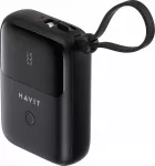 &bdquo;Havit&ldquo; PB5215 v&auml;lisakku, 10 000 mAh, must