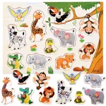 JUNGLE wooden puzzle with handles - 11 pieces ZA6417