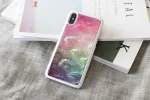 "SmartPhone case iPhone XS/S" Water flower white