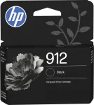HP 912 tint &ndash; 6,5 ml &ndash; must &ndash; originaal &ndash; &bdquo;Officejet&ldquo; &ndash; tint &ndash; m&otilde;eldud kasutamiseks seadmetega &bdquo;Officejet&ldquo; 8010, 8010e, 8012, 8014, 8015, &bdquo;Officejet Pro&ldquo; 8020, 8022, 8023, 8024, 8025 (3YL80AE#LS1)