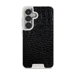 Reaper's Touch - Snakeskin Samsung Galaxy S25 Plus Case, Elite Light (Magnetic) / Silver