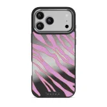 Spicy - iPhone 17 Pro Max Case, Elite Mirror Dark (MagSafe) / Silver
