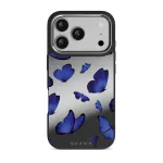 Spring Court - iPhone 17 Pro Case, Elite Mirror Dark (MagSafe) / Silver