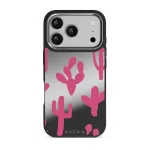 Serenade - iPhone 17 Pro Case, Elite Mirror Dark (MagSafe) / Silver