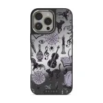 Academy - iPhone 16 Pro Case, Elite Mirror Dark (MagSafe) / Silver