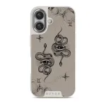Gemini - iPhone 16 Case, Elite Light (MagSafe) / Silver / Nude