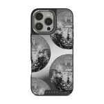 After Hours - iPhone 16 Pro Max Case, Elite Mirror Dark (MagSafe) / Silver