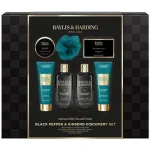 &bdquo;Baylis & Harding&ldquo; meeste kinkekomplekt (must pipar ja žen&scaron;en) &ndash; kehahoolduse kinkekomplekt (7 tk)