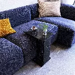K&uuml;lglaud, Hanah Home, must Valge, 30 x 61 x 43, cm
