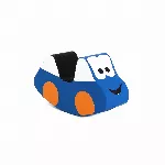 Pehme kiigelaud "V&auml;ike auto", sinine