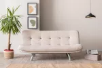 3-kohaline diivanvoodi, Hanah Home, Misa, kreemjas, 52 x 180 x 110