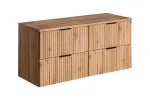 Comad Adel Oak riputatav vannitoakapp t&ouml;&ouml;pinnaga, 120 cm, liivakarva