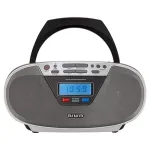 Aiwa BBTU-400SL kaasaskantav stereos&uuml;steem, analoog- ja digitaalne, 6 W, FM, h&otilde;bedane, MP3-taasesitus