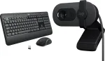 Klaviatuur ja hiir &bdquo;Logitech MK540 Advanced US&ldquo; (920-008685) + &bdquo;Brio 100&ldquo; (960-001585)