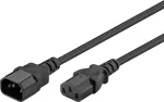 39203 Cold-device extension cord 5 m Black