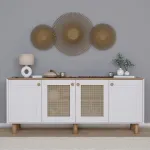 Konsool, Hanah Home, hele p&auml;hklipuu, 180 x 75 x 40