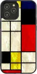 "Case iPhone 12 Pro Max" Mondrian Black