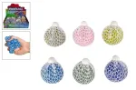 Squeeze Ball - 2885 - WATERBEADS & CONFETTI - 7 cm