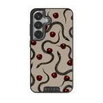Sinful - Samsung Galaxy S25 Plus Case, Elite Dark (Magnetic) / Silver