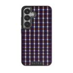 Crosscheck - Samsung Galaxy S25 Case, Elite Dark (Magnetic) / Silver