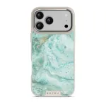 Uluwatu Waves - Teal iPhone 17 Pro Max Case, Elite Light (MagSafe) / Silver