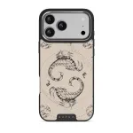 Scorpio - iPhone 17 Pro Max Case, Elite Dark (MagSafe) / Silver / Nude