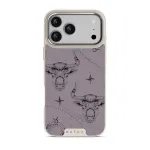 Taurus - iPhone 17 Pro Max Case, Elite Light (MagSafe) / Silver / Purple