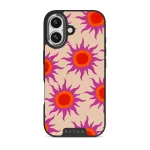 Sunset Glow - iPhone 17 Case, Elite Dark (MagSafe) / Silver