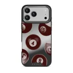Cue - iPhone 17 Pro Max Case, Elite Mirror Dark (MagSafe) / Silver