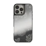 Bandida - iPhone 16 Pro Case, Elite Mirror Dark (MagSafe) / Silver