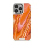 Retro Glow - iPhone 16 Pro Max Case, Elite Light (MagSafe) / Silver