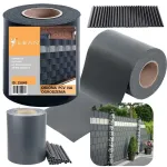 UV Protection Fence Tape 20 Clips Gray 450 g/m&sup2; 19x35m