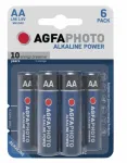&bdquo;AgfaPhoto Essential&ldquo; LR06 AA-patareide komplekt, valged, 6 tk.