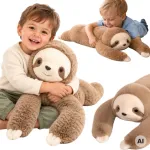 Sensoorne, raskendatud pl&uuml;&uuml;&scaron;ist laiskloom &ndash; 2,5 kg WOOPIE