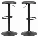 Finch baaritooli ilma seljatoeta, must , 2 tk