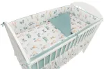 Bedding set - 5  parts - 120/90/360 - FOX in PLANE