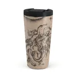 Virgo - Travel Mug, 500 ml / Flap / Beige