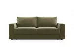 Velvet Sofa With Bed Function, "Grena", 3 Seats, 205x100x90 Made in Europe