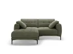 Left Corner Sofa, "Lazio", 2 Seats, 205x174x86 Made in Europe