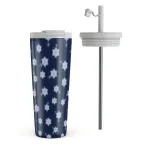Frosty Pines - Travel Mug, 700 ml / Flap & Straw Set
