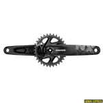 &Scaron;vaistiklis SRAM Crank NX Eagle Boost 148 DUB 12s 170 w Direct Mount 32t X-SYNC 2 Steel Chainring Black (DUB Cups/Bearings Not Included)