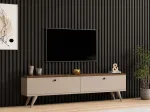 TV-alus, Hanah Home, p&auml;hklipuust ka&scaron;miir, 140 x 40 x 25