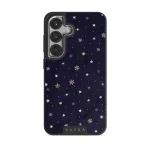 Midnight Kiss - Star Samsung Galaxy S25 Case, Elite Dark (Magnetic) / Silver