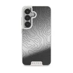 Wild Terrain - Minimalist Samsung Galaxy S25 Case, Elite Mirror Light (Magnetic) / Silver