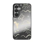 Eclipse - Samsung Galaxy S25 Case, Elite Mirror Dark (Magnetic) / Silver