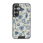 Tea Party - Samsung Galaxy S25 Plus Case, Elite Dark (Magnetic) / Silver