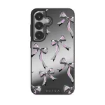 Dreamer - Samsung Galaxy S25 Case, Elite Mirror Dark (Magnetic) / Silver