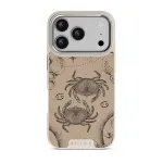 Cancer - iPhone 17 Pro Case, Elite Light (MagSafe) / Silver / Beige