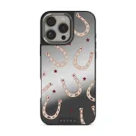 Lucky Charm - iPhone 16 Pro Case, Elite Mirror Dark (MagSafe) / Silver